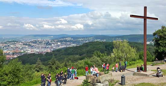 Aussichtspunkt Birkenkopf in Stuttgart genannt Monte Scherbelino